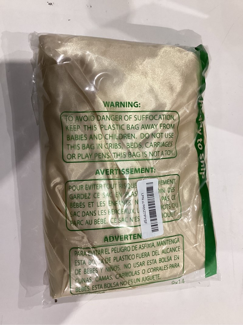 Condition photo showing Good Condition for Ruisita 120 Inches Round Satin Tablecloths Champagne Overlay Round Satin Table Cover Bright Silk Tablecloth Smooth Fabric Tablecloth for Wedding Banquet Table Decoration Champagne 120" (Round)