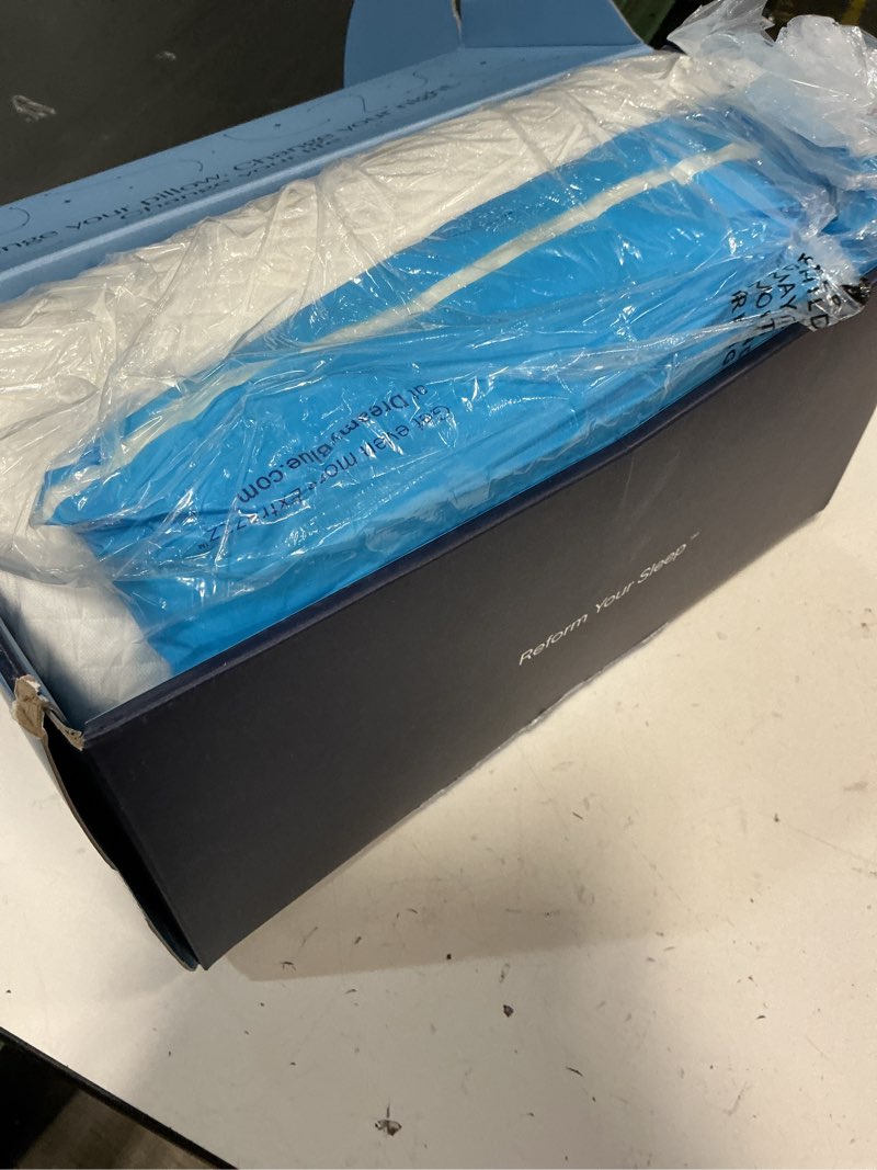 Condition photo showing Good Condition for DreamyBlue Signature Pillow w/Adjustable Loft • Shredded Memory Foam Fill • Neutral Alignment for Side, Back, and Stomach Sleepers • Washable Bamboo Rayon Cover • CertiPUR-US Certified Foam (Queen) Queen (Pack of 1)