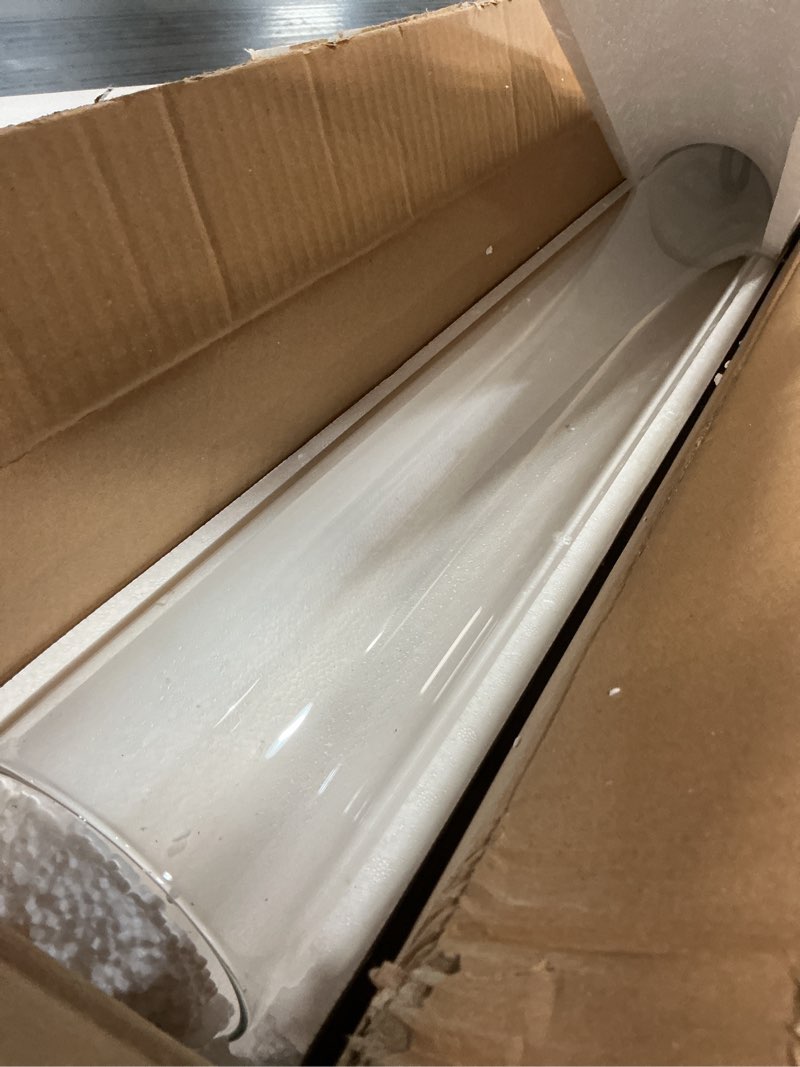 Condition photo showing Good Condition for patio heater glass tube replacement 51.2" tall 4" diameter fit 3-sided commercial tall glass tube patio heater, fit for lava heat italia models lava 2g, lava lite, lava lite kd, capri, ferrara, lhi 1 51.2 in