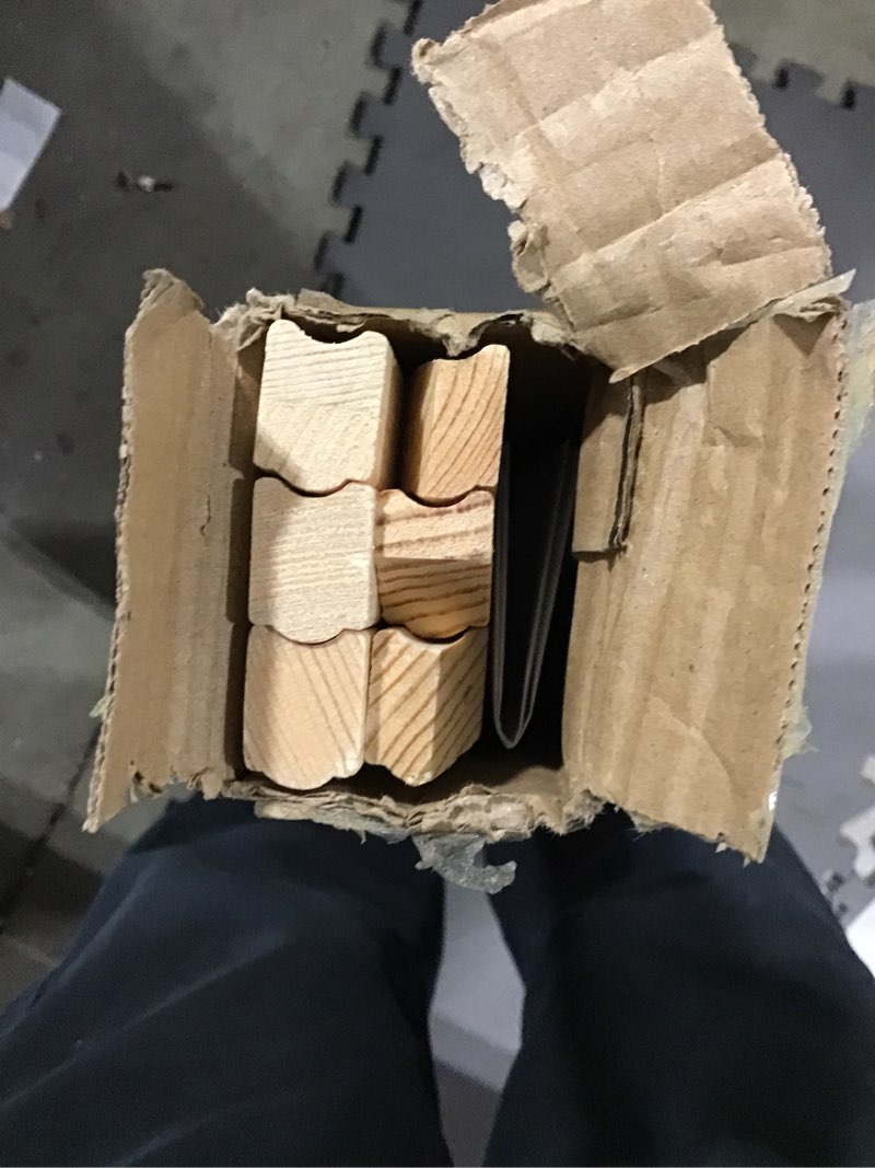 Condition photo showing Good Condition for NianFeng Wooden Easel Stand for Sign, Easel Display Stand Floor for Wedding Sign with Adjustable Tray, 63-Inch, Tripod A-Frame Poster Light Duty, Welcome, Art Show & Baby Shower (Natural)