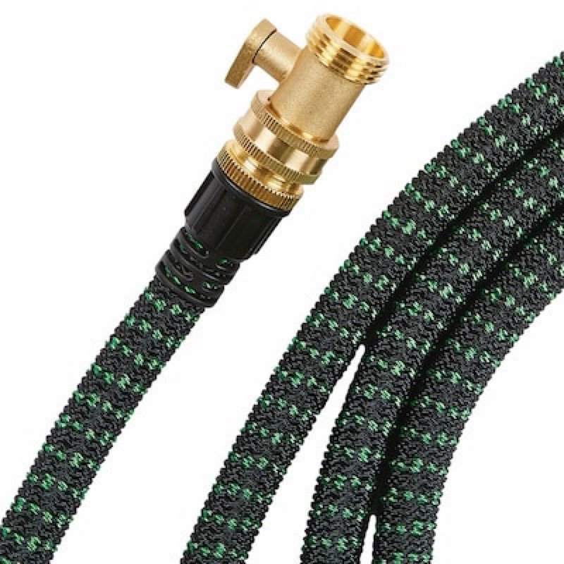 flex-able hose xtreme 1-in x 50-ft kink free woven green hose