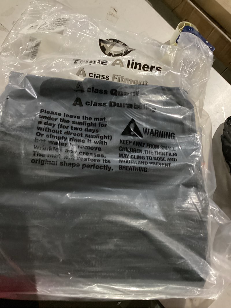 Condition photo showing As Is for triplealiners truck mat compatible with 2005-2021 nissan frontier 5ft accessories, truck bed mat heavy duty custom fit all weather protection tpe pickup liner 7) frontier | 05-21 | 5ft