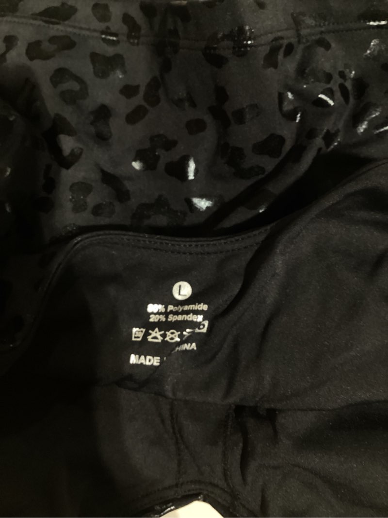 Condition photo showing Good Condition for the gym people womens leopard longline sports bra wirefree padded medium support yoga bras gym running workout tank tops (black leopard, large)