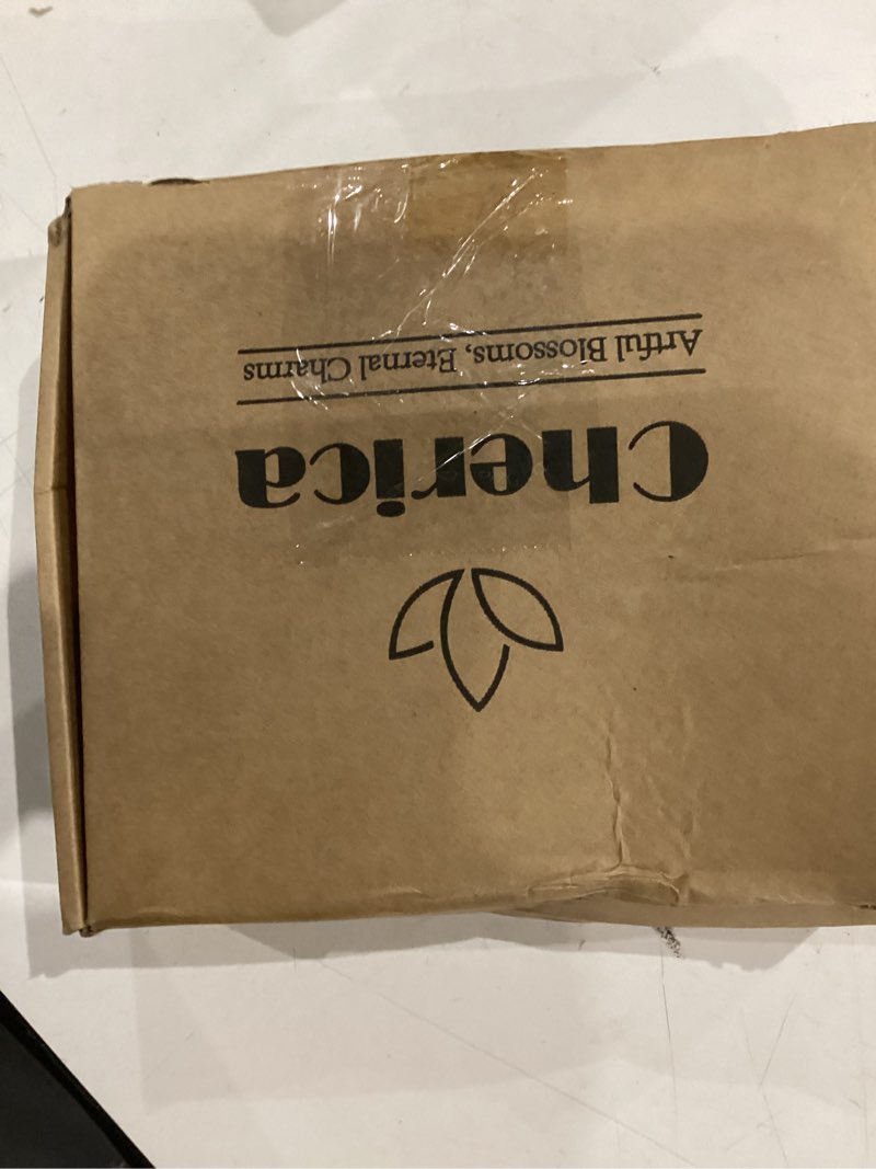 Condition photo showing New/Like New for Cherica 4 Pcs Cherry Blossom Branches 39 Inch White Fake Flowers Spring Decorations for Home Decor, Artificial Flowers Long Stem Branches for Vase Wedding Office Party Table Decor Centerpieces 4 Pcs White