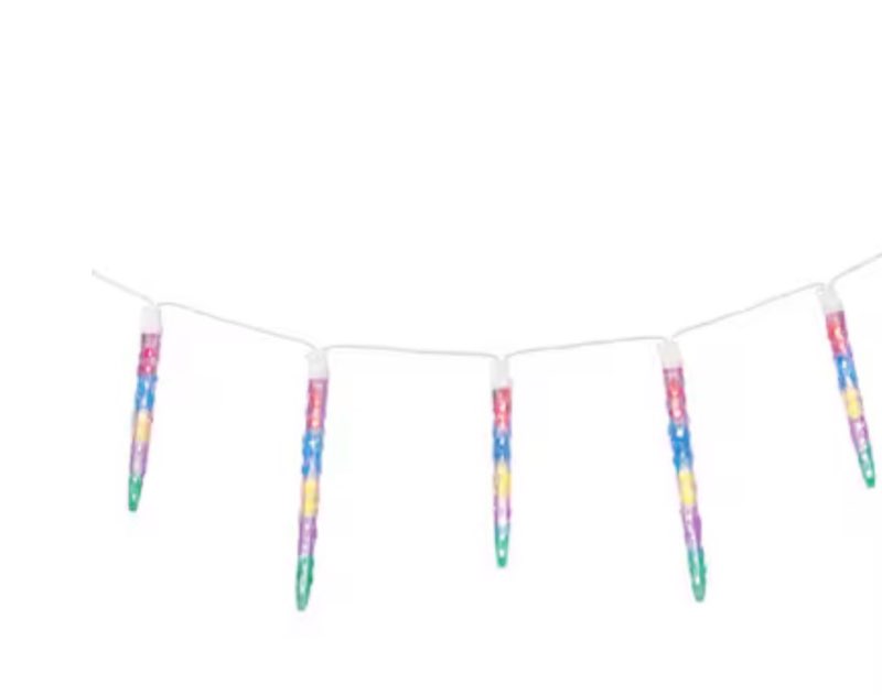 Holiday Living 7 -Count 9-ft Color-changing Color changing LED Plug-In Christmas String Lights