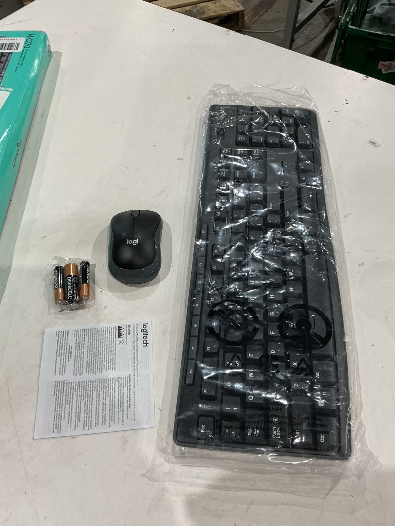Condition photo showing Good Condition for logitech mk270 wireless keyboard and mouse combo for windows, 2.4 ghz wireless, compact mouse, 8 multimedia and shortcut keys, 2-year battery life, for pc, laptop - black black 1 pack combo
