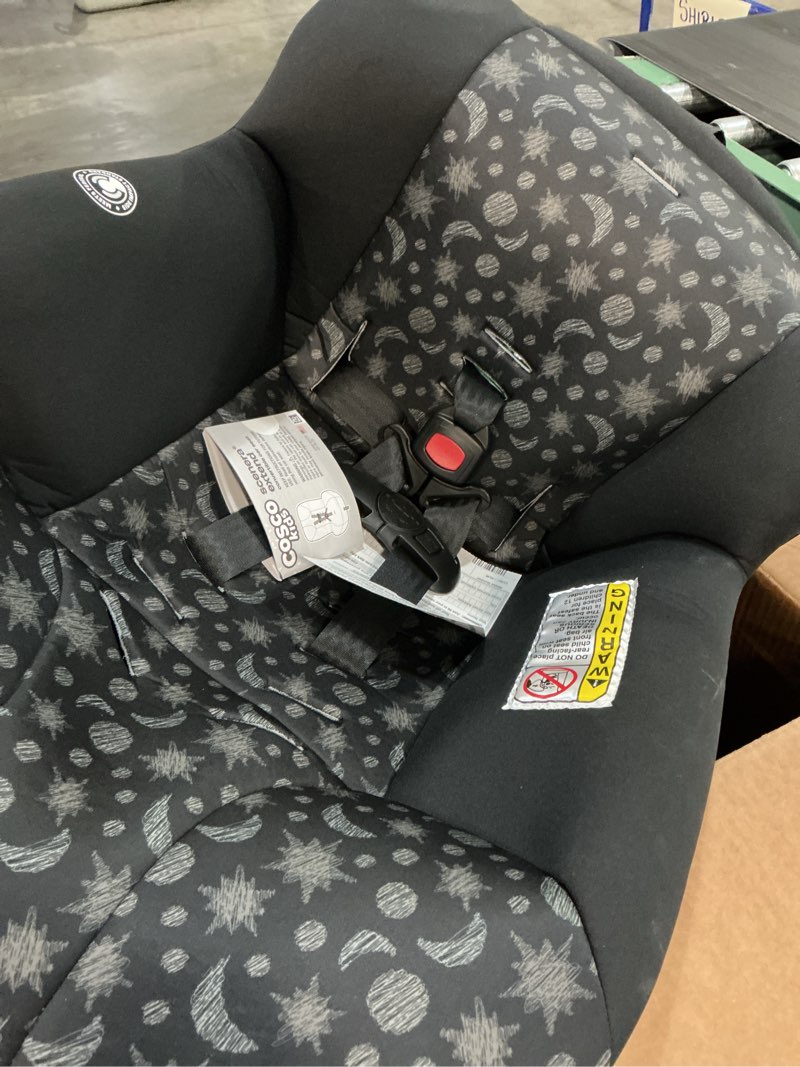 Condition photo showing Good Condition for cosco kids scenera extend infant & toddler convertible car seat, moonlit night, black