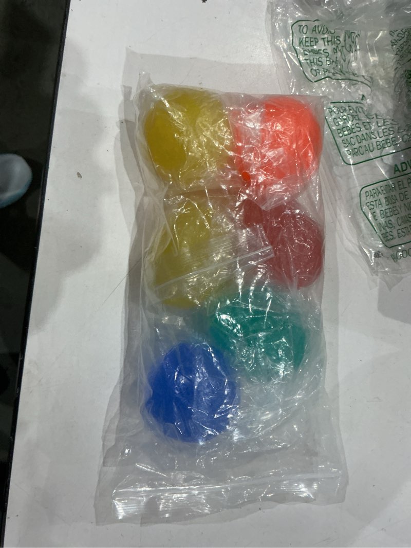 Condition photo showing Good Condition for stress balls for adults (6 pack), 5 resistance levels hand exercisers for strength, hand strengthening devices,squeeze balls for hand therapy,exercise squeeze squishy wrist ball, grip strength trainer