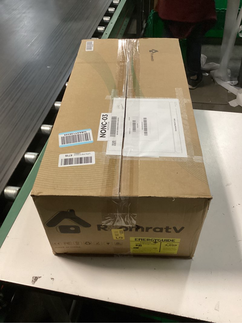 Condition photo showing New/Like New for roomratv ceiling fans with lights,large airflow 52inch modern ceiling fan with quite reversible dc motor 3 color temperature led light (white gold) white gold 52 inches-3 blades