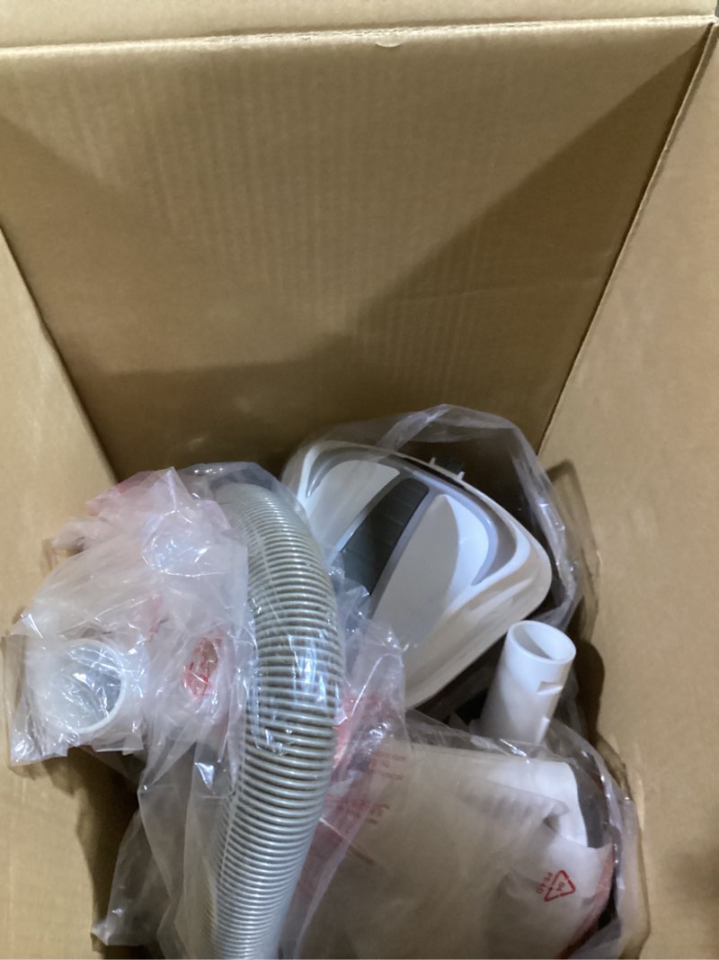Condition photo showing As Is for shark nv752 rotator powered lift-away truepet upright vacuum with hepa filter, large dust cup capacity, led headlights, upholstery tool, perfect pet power brush & crevice tool, bordeaux