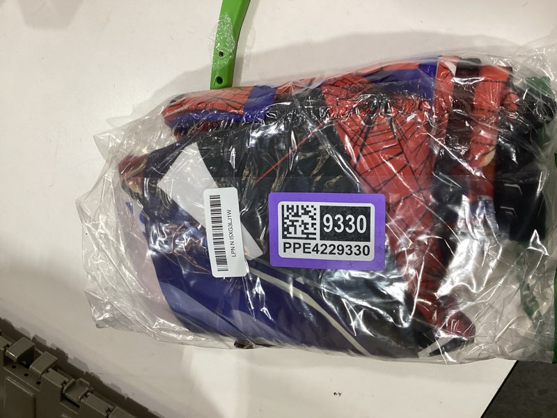 Condition photo showing New/Like New for Spider-Man Loft Bed Tent - Curtain Set for Low Twin Loft Bed (Bed Sold Separately) by Delta Children