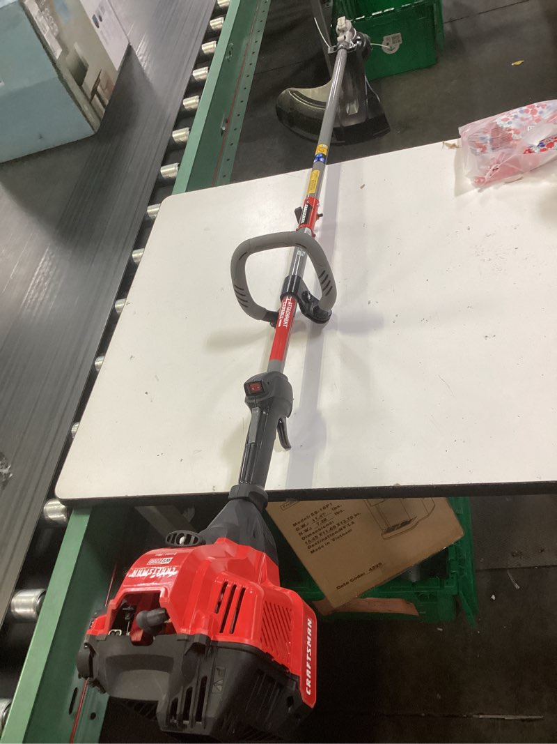 Condition photo showing Good Condition for craftsman ws2200 25-cc 2-cycle 17-in straight shaft attachment capable gas string trimmer