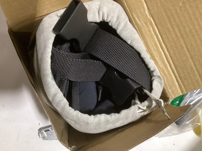 Condition photo showing Good Condition for Travel Pillows for Airplanes, Airplane Pillow for Long Flight, Airplane Head Strap with Eye Mask for Sleep, Travel Neck Pillow for Car Road Trip, 360° Support Headrest, Stop Bobblehead, Black