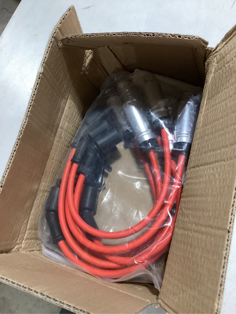 Condition photo showing As Is for 8 pack square ignition coil d581 uf-271 & iridium spark plug wire m8-48322r compatible with silverado 1500 2500 3500 4.8l 5.3l 6.0l 8.1l 1999-2007 12556893 12558693 12570553 3859078 38590782