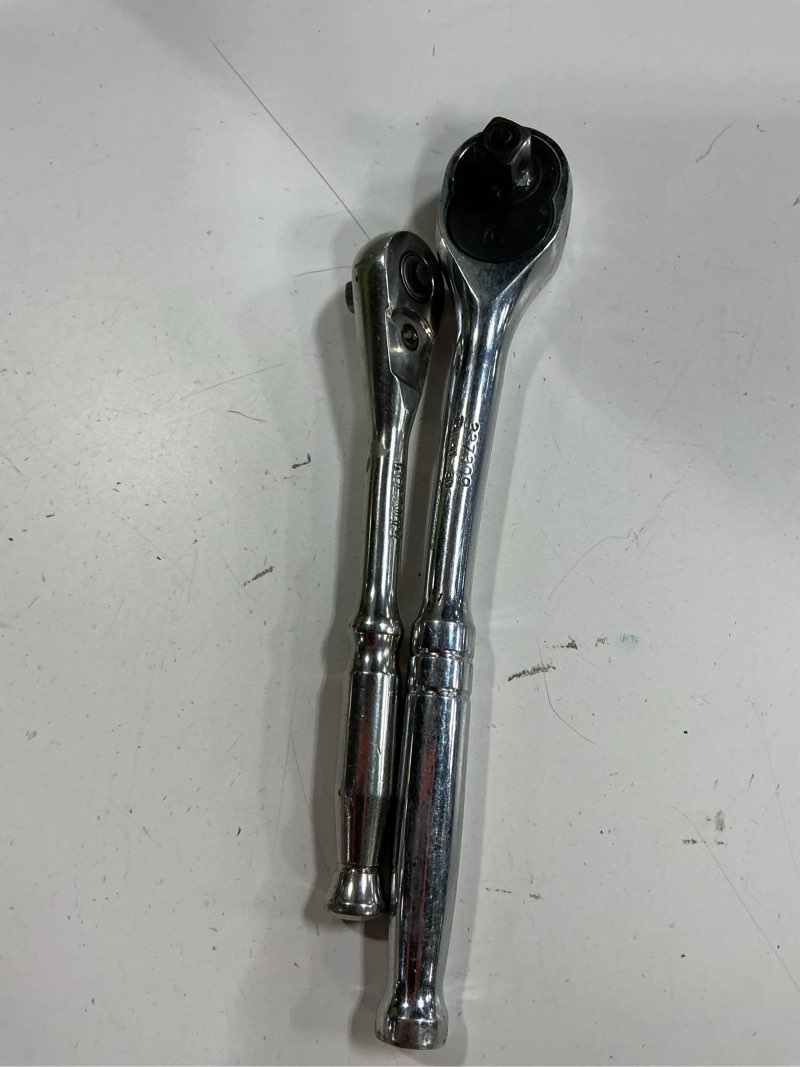 Condition photo showing As Is for kobalt 90-tooth 1/2-in drive full polish handle ratchet
