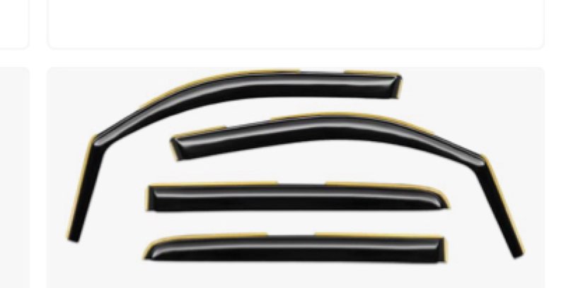 Assorted item window visor 2 pack diferent style