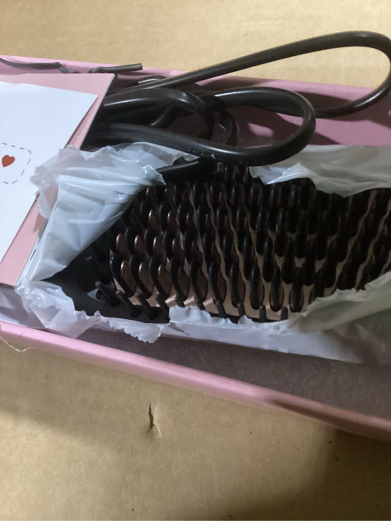 Condition photo showing Good Condition for MEGAWISE Pro Ceramic Ionic Hair Straightener Brush for Home Salon | MCH Fast 20s Heating Tech with Auto-Off Safety | Anti-Scald with Universal Dual Voltage | Rotatable Power Cord