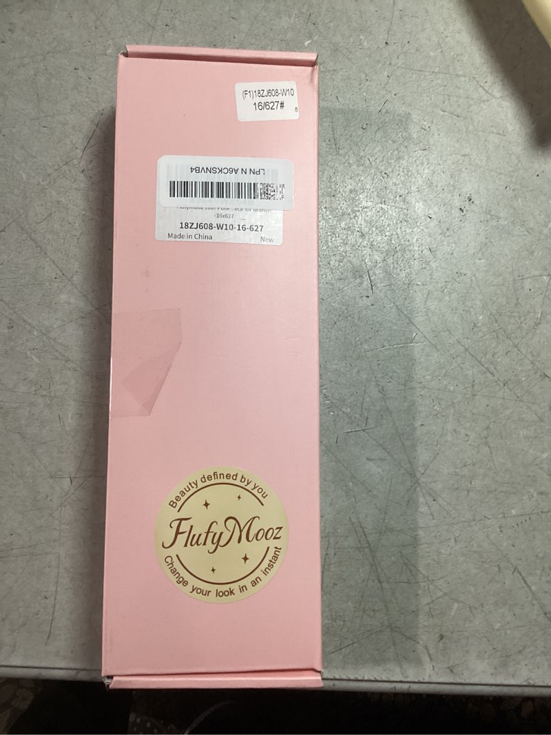 Condition photo showing New/Like New for Flufymooz 100? Pure Protein Ponytail Extension, 18 Inch Curly Claw Clip Ponytail Hair Extensions Natural Soft pony tail hairpiece for women-Deep Blonde with Ash Blonde Highlights 18 Inch Deep Blonde with Ash Blonde Highlights