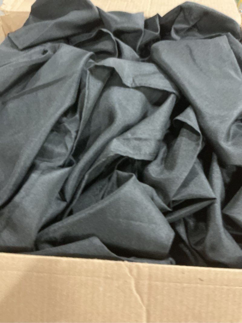 sancua 6 pack black tablecloth 90 x 156 inch - rectangle table cloth for 8 feet tables stain and wri