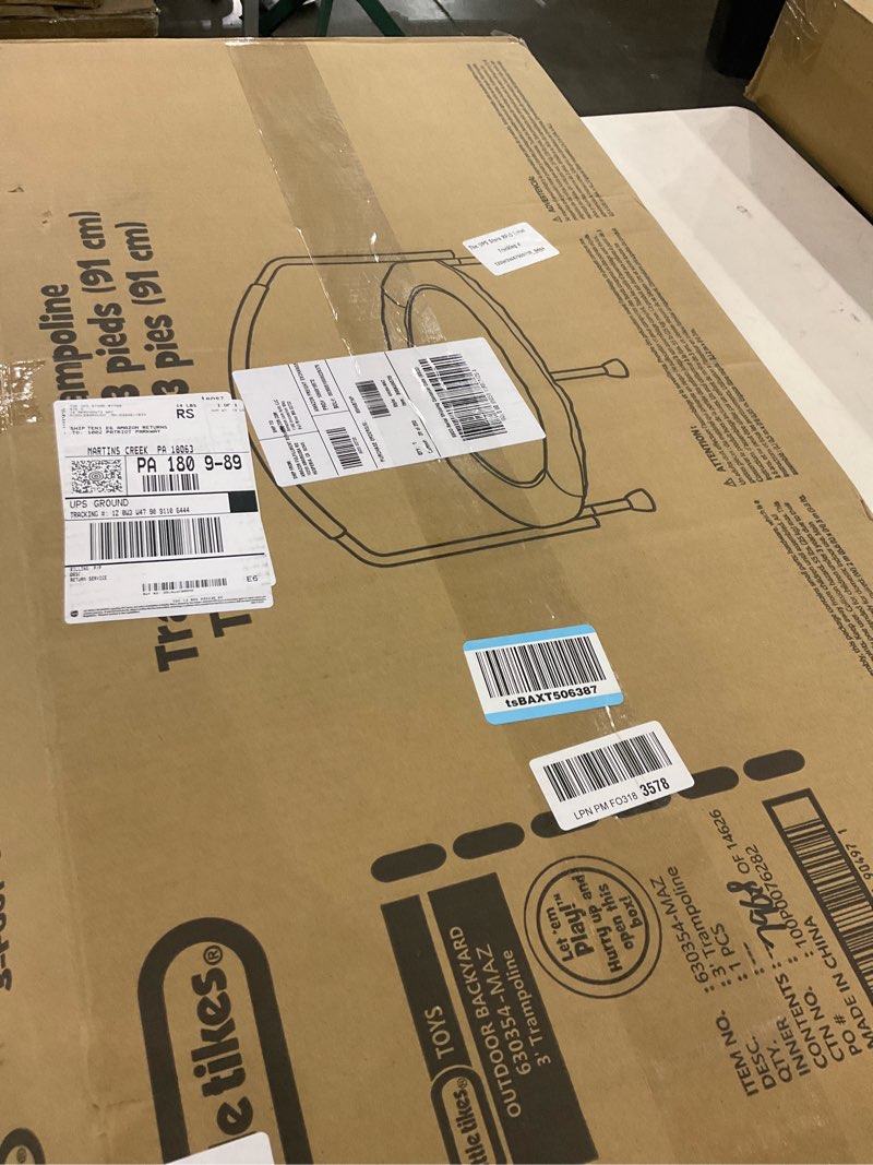 Condition photo showing Good Condition for Little Tikes 3' Trampoline – (Amazon Exclusive)
