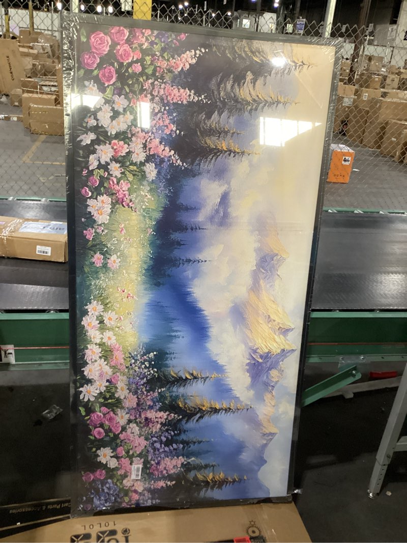 Condition photo showing New/Like New for Flower canvas art decor 