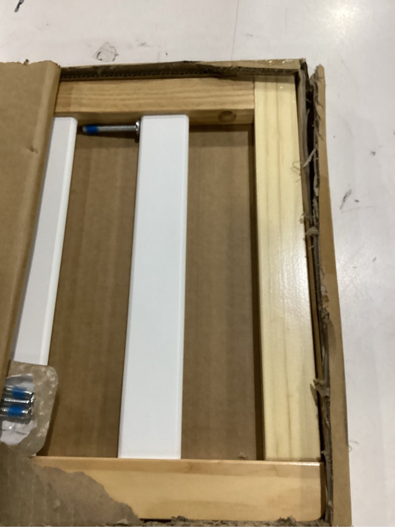 Condition photo showing Good Condition for storkcraft & graco toddler safety guardrail with slats (white with natural) – greenguard gold certified, converts compatible storkcraft & graco cribs, each toddler guardrail sold individually