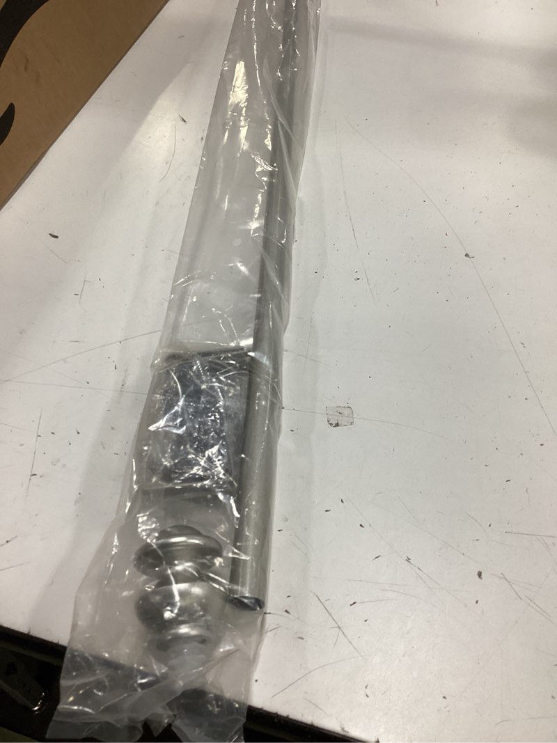 Condition photo showing Good Condition for kenney kendall knob window curtain rod, adjustable 48-86 inch, brushed nickel 48-86" brushed nickel