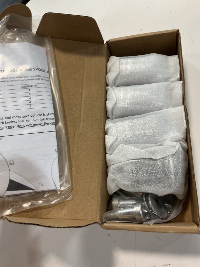 Condition photo showing New/Like New for quick released mounting spools fit for indian chief, chieftain, roadmaster, challenger tour trunk & sissybar 2014-2025 (mounting spools)