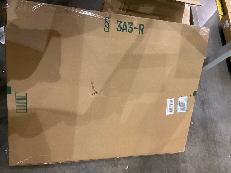 Condition photo showing As Is for DARENYI A2 Acrylic Mirror Sheet for Wall, 16.5" x 23.2" Large Rectangular Mirror Tiles Frameless Wall Mounted Mirror Self-Adhesive Mirror Stickers for Vanity Bedroom Home Decor 16.5"L x 23.2"W