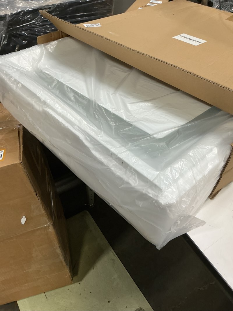 Condition photo showing Good Condition for fits 24x24 steel t-bar drop ceiling grid | 2x2 feet lay in steel air supply diffuser with round 6" [neck size] by handua | flat plate plaque diffuser | white | outer dimension: 23-3/4" x 23-3/4" 1 6" neck [plaque]