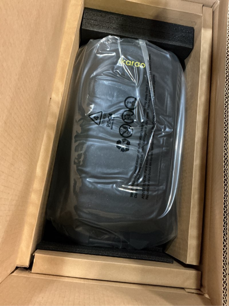 Condition photo showing New/Like New for karaoke machine for adults with lyrics display,built-in 13.3" screen& travel bag