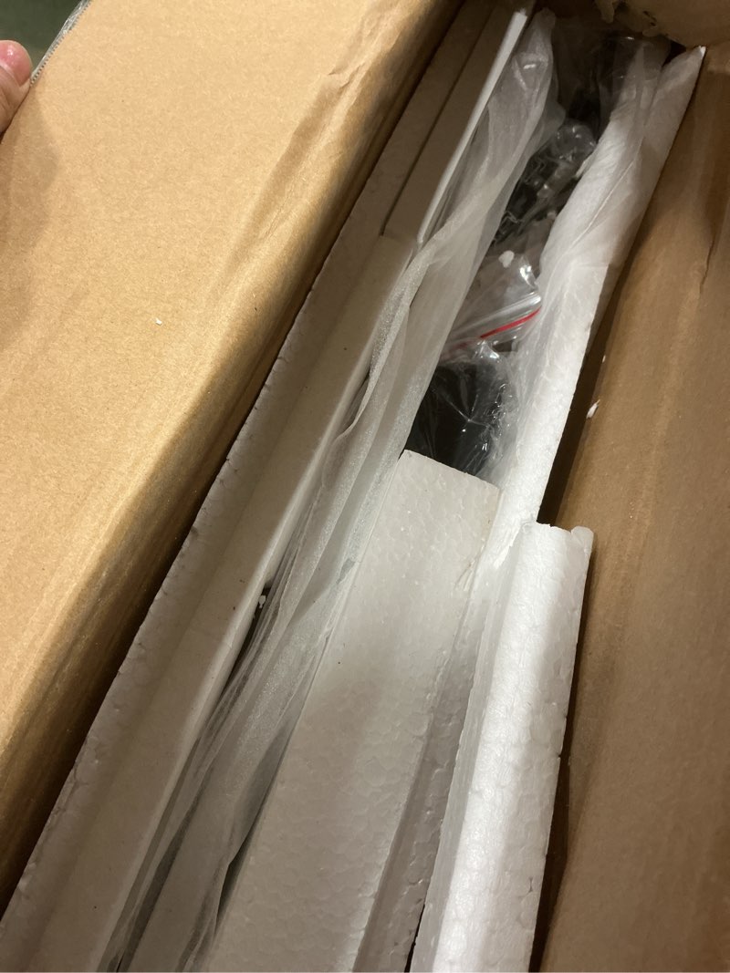 Condition photo showing Good Condition for ChooChoo Lighted Bathroom Medicine Cabinet with Mirror, Wall-Mounted Bathroom Wall Cabinet with Mirror Doors, LED Lights, Adjustable Shelves, Towel Bar, Cloud White