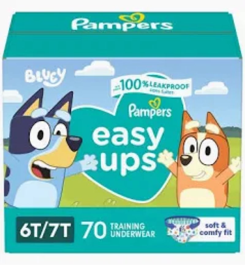 Pampers Easy Ups Boys (6T-7T), 70 Count.