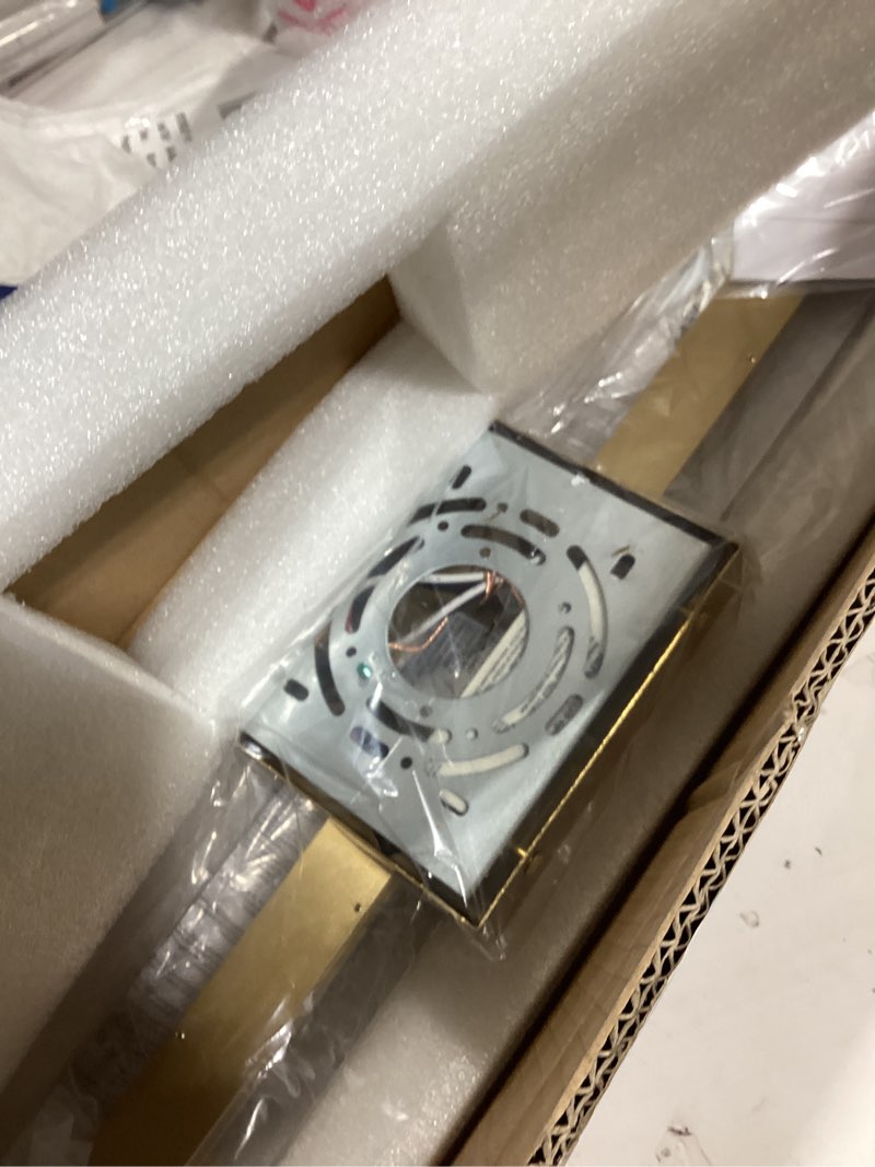 Condition photo showing New/Like New for modern bathroom vanity light: brushed nickel 32 inch 28w dimmable led bath bar light fixtures over mirror - wall sconce picture lights for powder room bedroom 3000k brushed nickel 32inch