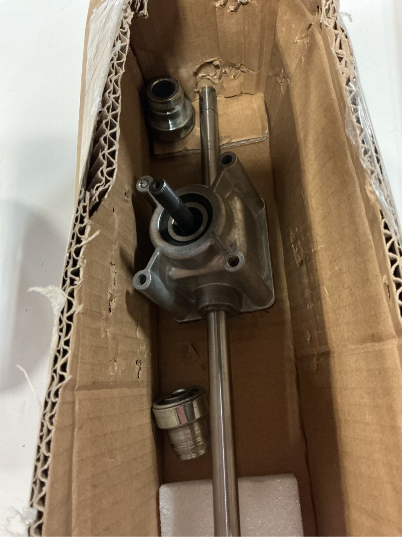 Condition photo showing As Is for hqpasfy front wheel drive transmission assembly with bearing & ball bearing, compatible with toro recycler 22in lawn mower, replace# 106-3955, 104-8698, 104-8699