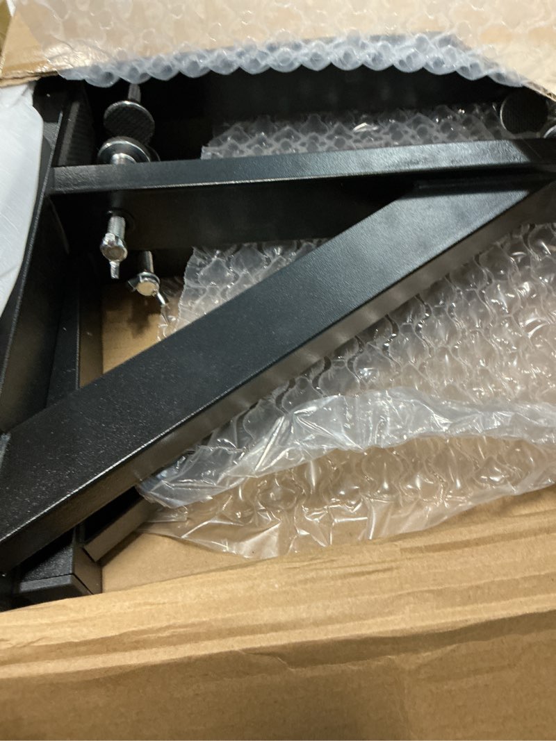Condition photo showing Good Condition for 2pack mirror stand for floor, heavy duty iron floor mirror stand, adjustable mirror holder stand for large mirror, plate, poster, black mirror stand for bedroom, living room, cloakroom