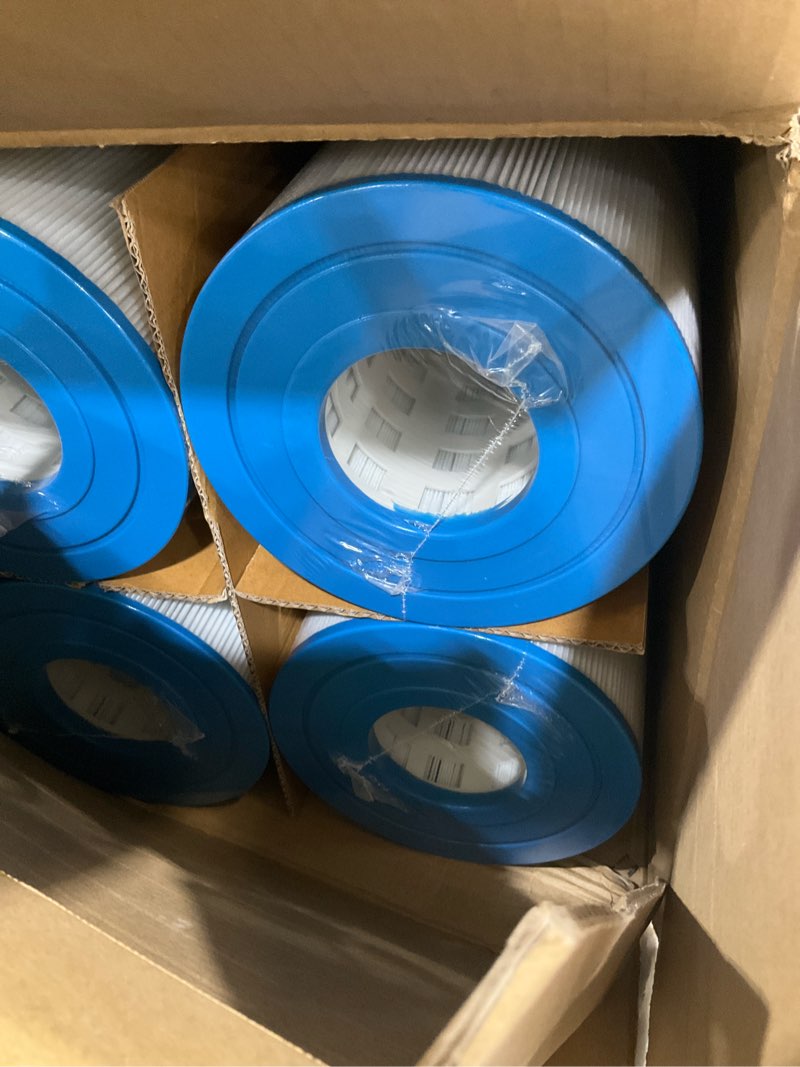 Condition photo showing Good Condition for c-7468 replaces jandy cl460, cv460 filter cartridge, compatible with filbur fc-0810, pleatco pjan115, r0554600, ultral-a9, fc-6410, baleen ak-60432, 4x115 sq.ft pool filter 4 pack