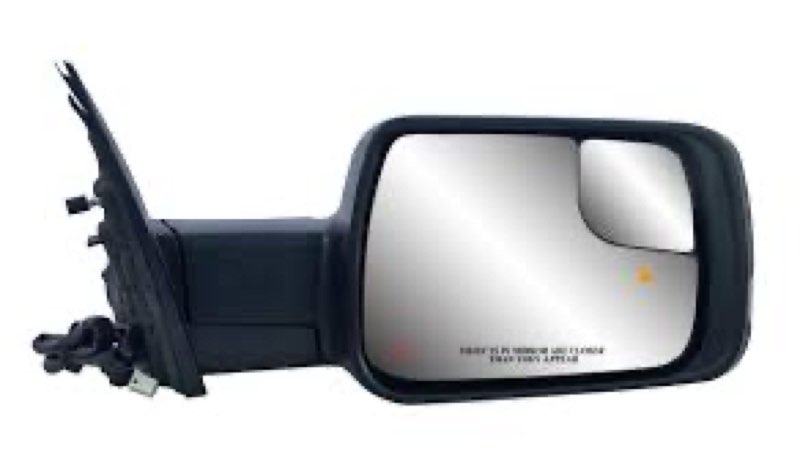 Passenger Side Rearview Power Mirror Compatible with Ram 1500 2019-2024 Door Mirror with Power Heate