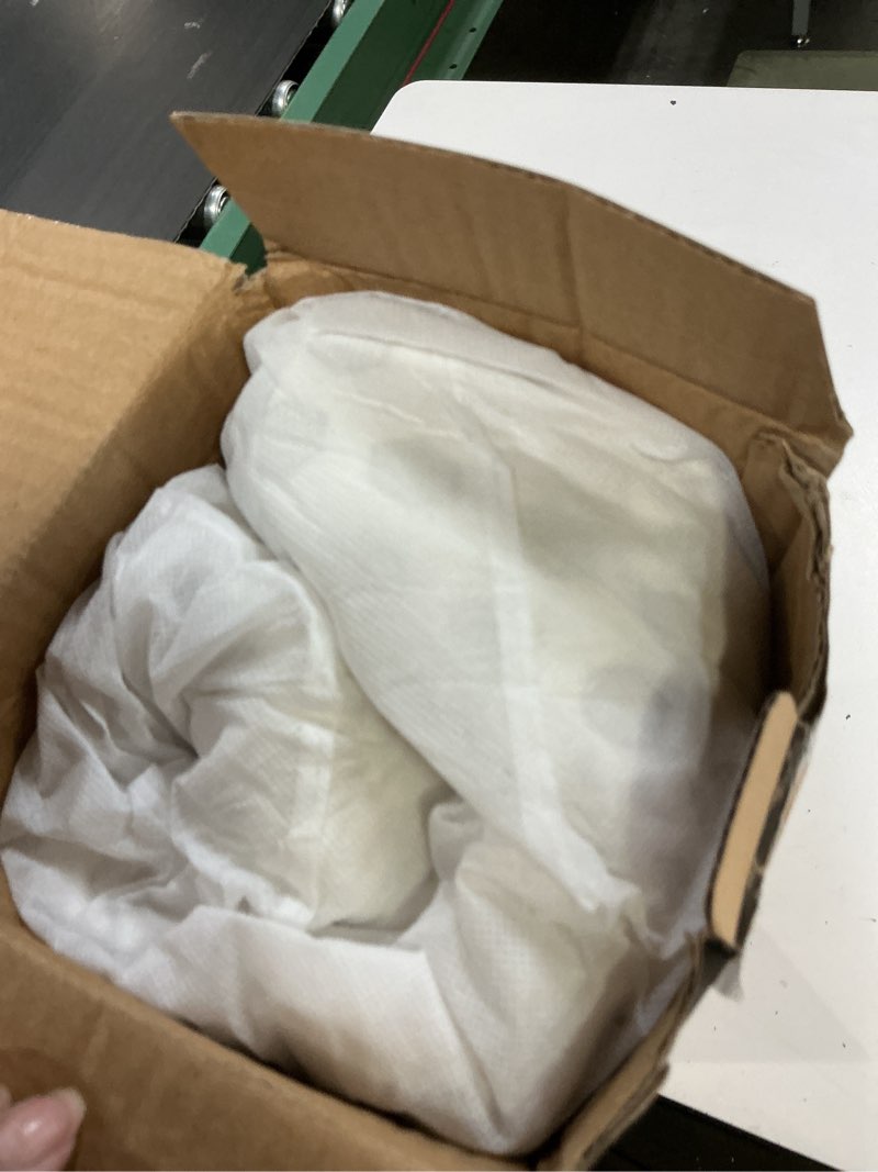 Condition photo showing As Is for ikstar cpap pillow for side sleeper, sleep apnea pillow for sleeping, cpap nasal pillows suit for all cpap masks user, cervical memory foam neck support pillow relief neck pain for side back sleepers white large-25.22"lx14.92"wx(4.72"/4.12")h