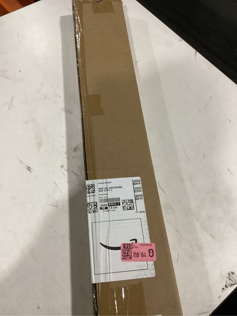 Condition photo showing New/Like New for lazblinds no tools no drill cordless cellular shades, blackout light blocking honeycomb shades for home, thermal insulation blinds for windows, 25" w x 64" h, white blackout-white 25" w x 64" h