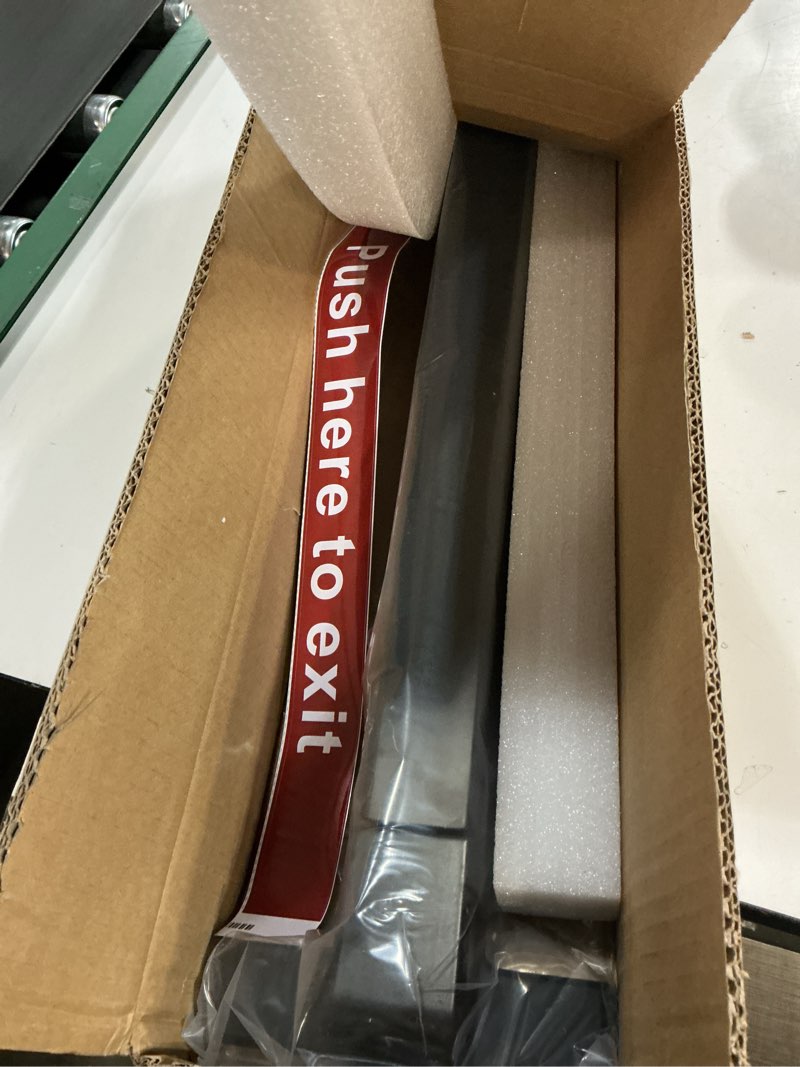 Condition photo showing Good Condition for IRONWALLS Panic Exit Device, Black - 41' Commercial Door Push Bar with Exterior Lever, Stainless Steel Emergency Door Push Bar Locks for 41'-53' Doors 41 Inch Black