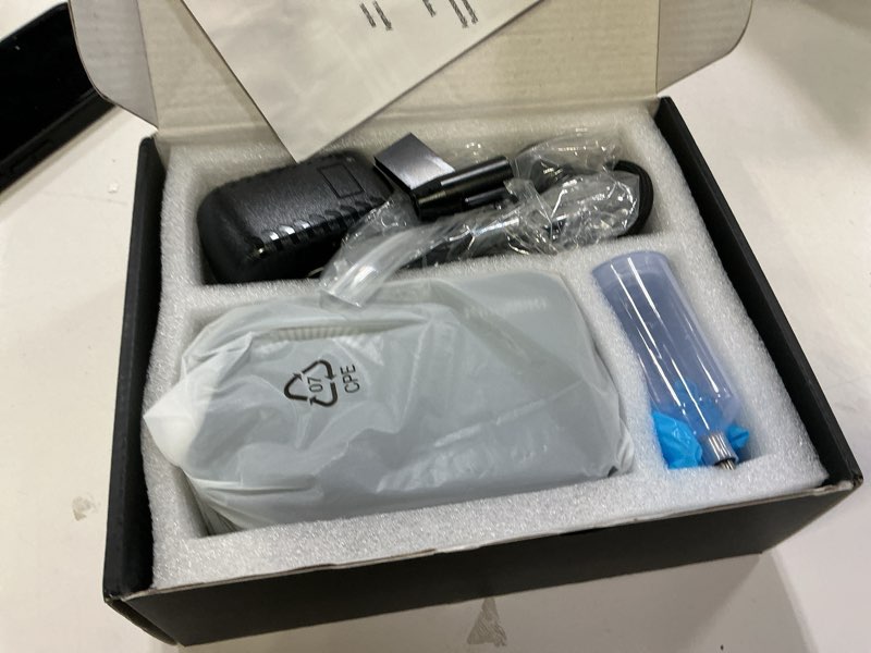 Condition photo showing Good Condition for airbrush kit with air compressor, 22/30/50 psi high pressure air brush non-clogging with 0.2/0.3/0.5mm nozzle/cleaning sets, ideal for painting, modeling, cake decor, makeup,nail art