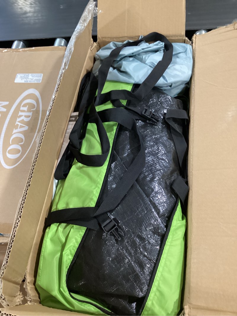 Condition photo showing Good Condition for savvycraft pickup truck tent for full size and mid size truck short bed and long bed, waterproof p3000mm 2-person double layer truck bed camping tent, expandable awning, rainfly, storage bag included green/gray e: compact size short bed 5.0'-5.2'