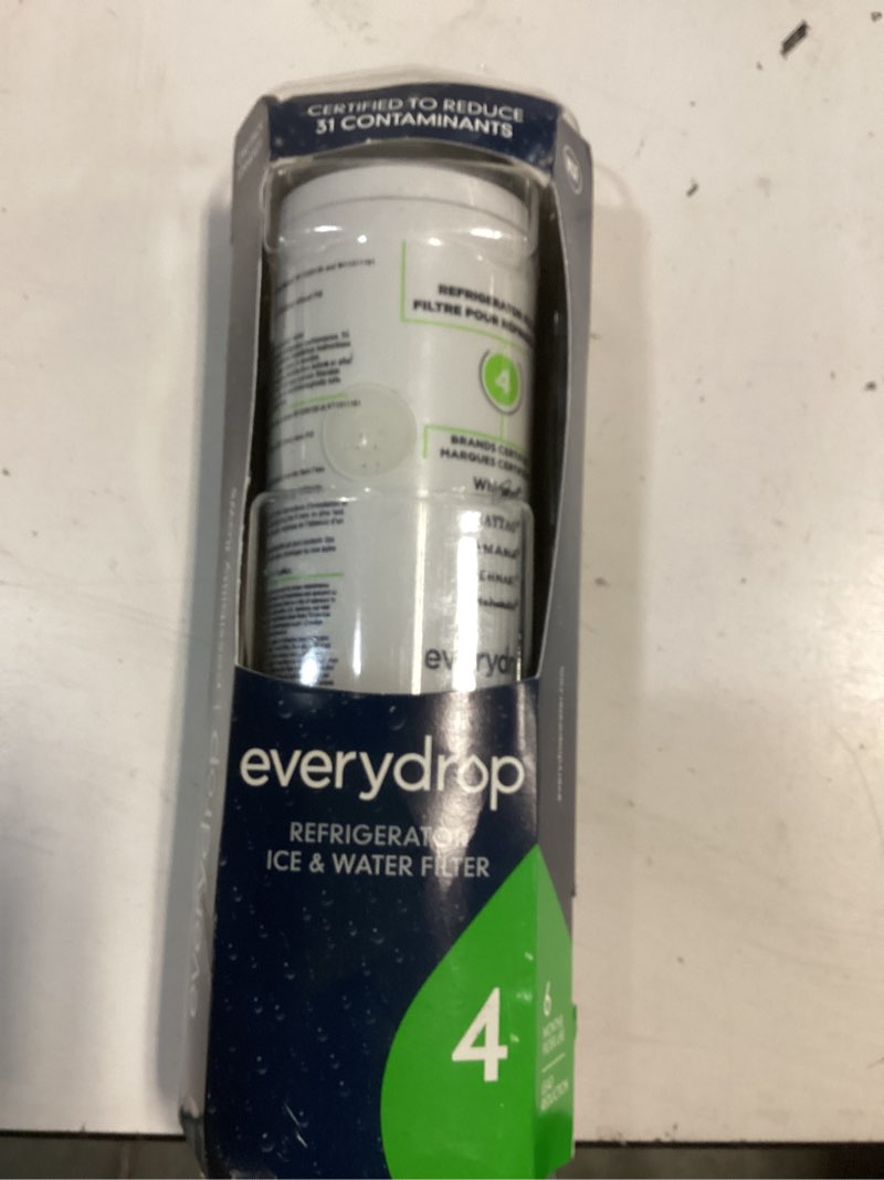 Condition photo showing New/Like New for everydrop® by Whirlpool Ice and Water Refrigerator Filter 4, EDR4RXD1, Single-Pack 1 Count (Pack of 1)