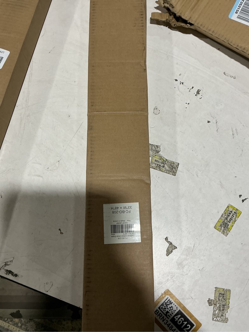 Condition photo showing Good Condition for LazBlinds Cordless Cellular Shades, Blackout Privacy Honeycomb Shades for Home, Thermal Insulation Noise Reduction Blinds for Windows, 33'' W x 48'' H, White Blackout-white 33'' W x 48'' H