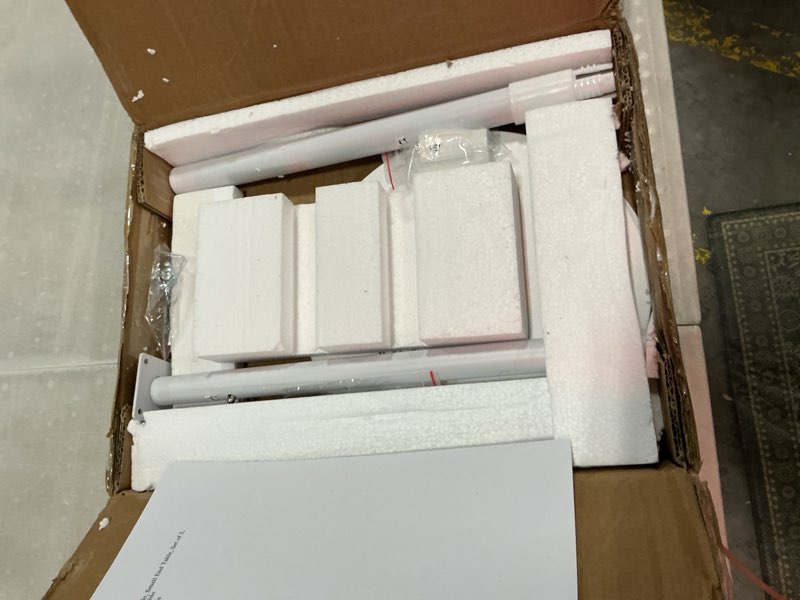 Condition photo showing Good Condition for tutotak tall round side table, small end table, drink table, pedestal side table, livingroom, white tb01bw096 1 pack adjustable white