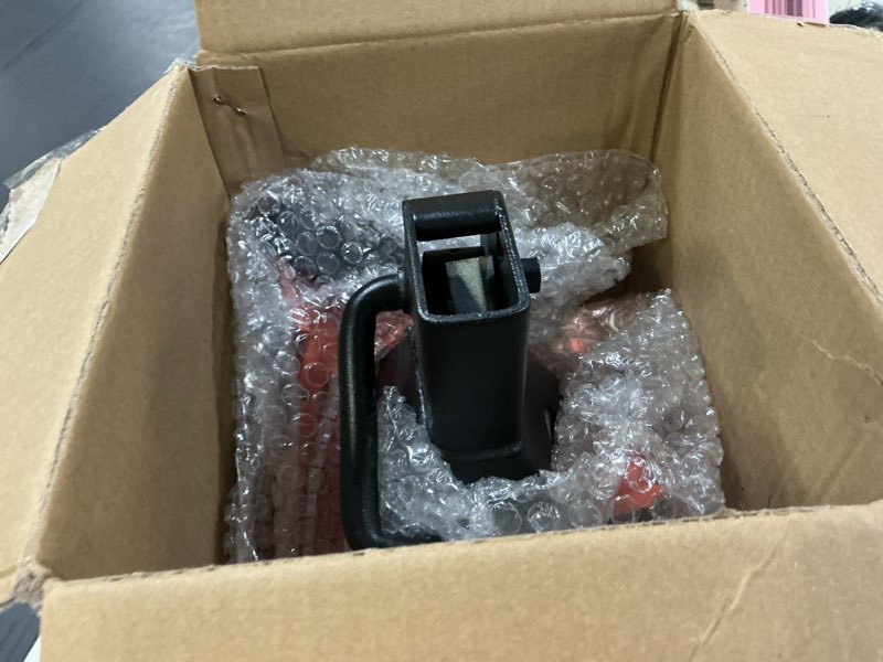 Condition photo showing Good Condition for Upgraded 3 Ton Jack Stands (6,600 LBs) with 2 Crossbars for Enhanced Safety & Stability, Heavy Duty Jack Stands 11.61" to 16.34" Adjustable with Rubber Pads for Trucks, SUV, ATV/UTV (1 Pair) 3 Ton Jack Stands with 2 Crossbars Black+Orange