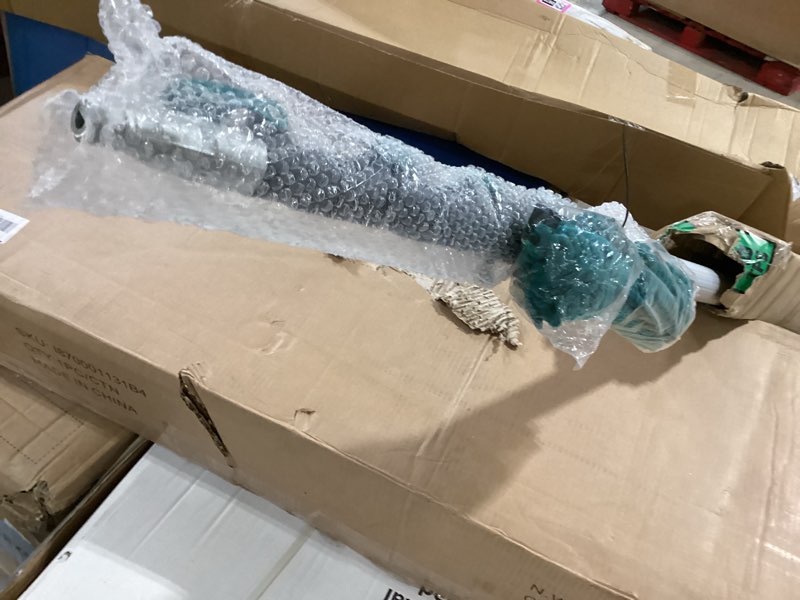 Condition photo showing Good Condition for telespro 36 feet high reach window squeegee with 7-30 ft extension pole, window cleaner tool with 5-stage telescoping pole, window cleaning kit with rotatable head (2 squeegee & 2 microfibre cloths) 30ft pole