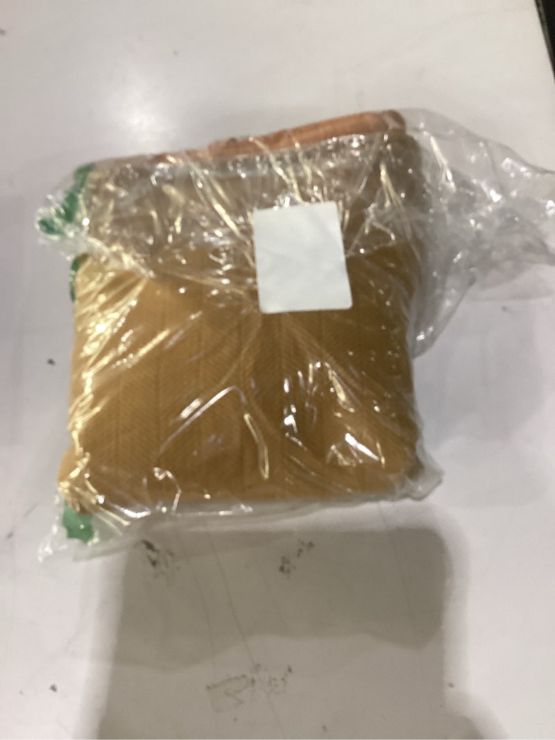 ZWJD Throw Pillow Covers 18x18 Set of 4 Chenille Pillow Covers with Elegant Design Soft and Luxuriou