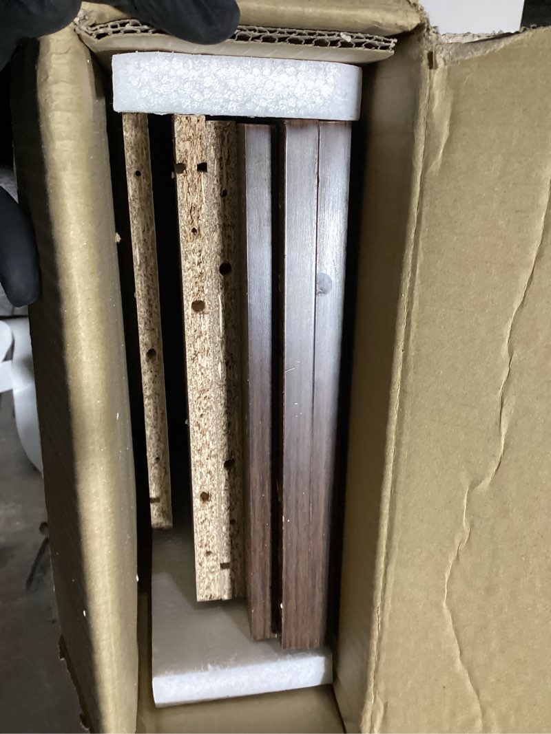 Condition photo showing Good Condition for As is Furinno Luder 5-Tier Reversible Color Open Shelf Bookcase, Amber Pine